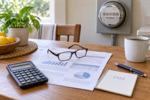 how to read your utility bill line by line