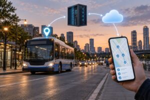 how real time transit data feeds work