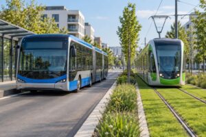 how bus rapid transit differs from light rail