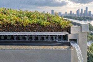 how green roofs manage stormwater
