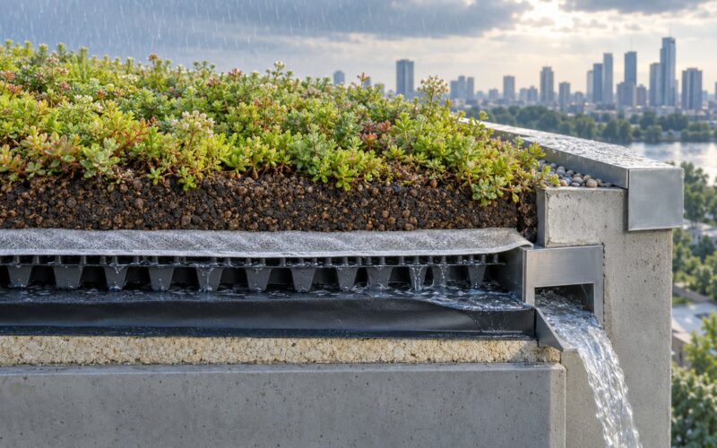 How Green Roofs Manage Stormwater: A City Guide 2026