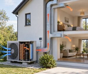 how heat pumps reduce building emissions