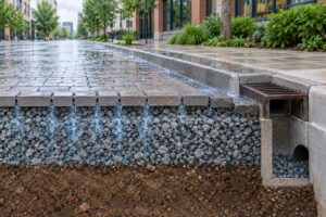 how permeable pavement works