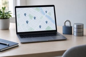 how to store user location data safely