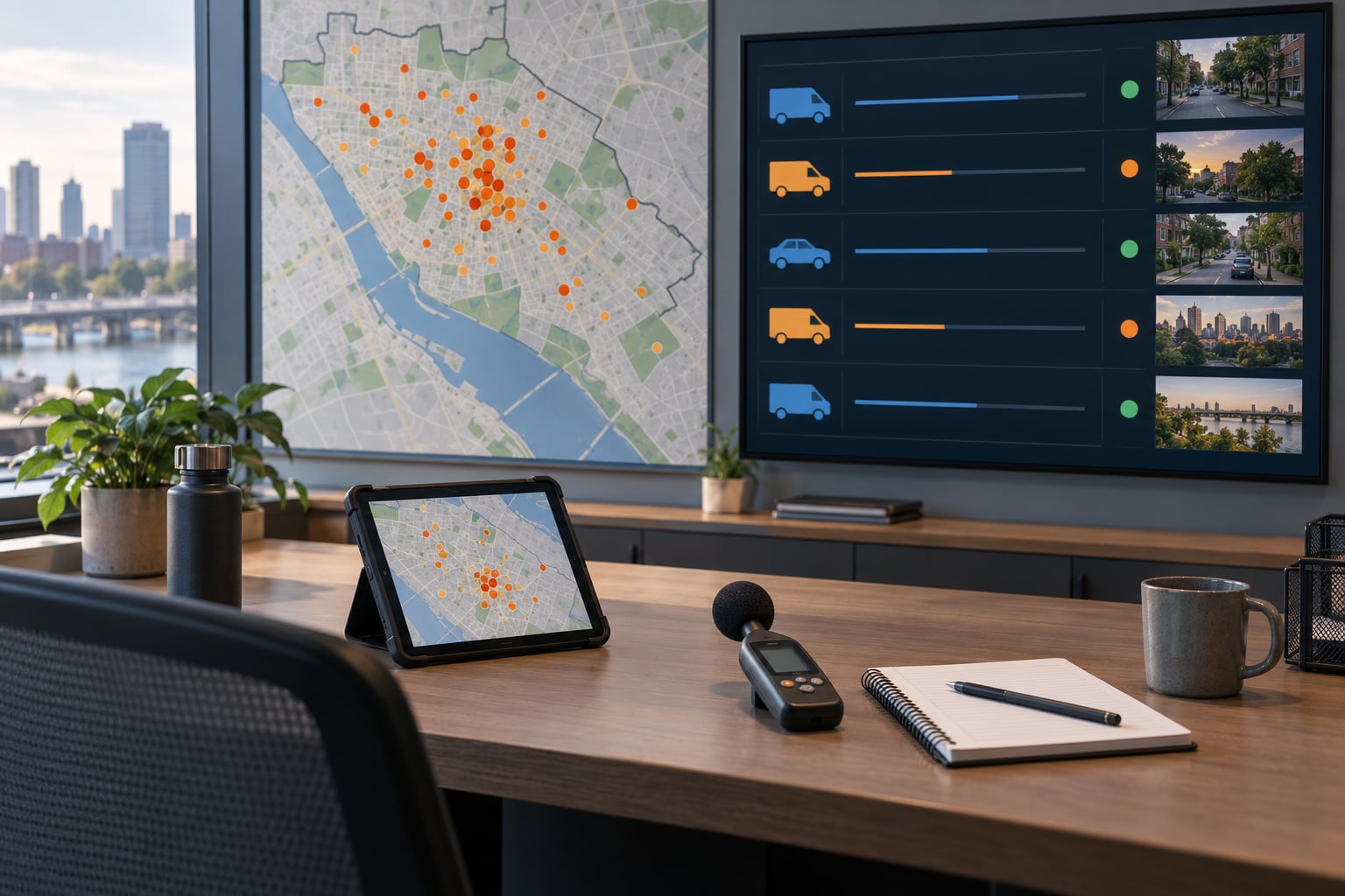 how noise complaints are mapped and handled
