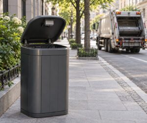 how smart trash bins signal pickup