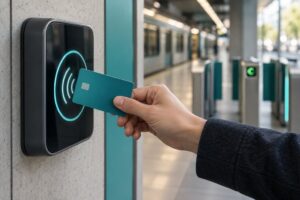 how contactless transit payment systems work