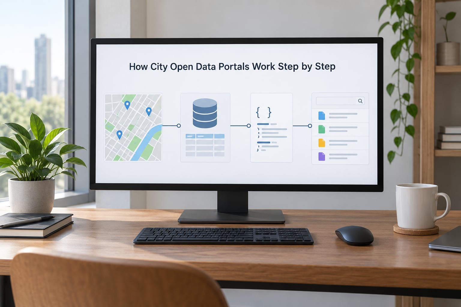 How City Open Data Portals Work Step by Step