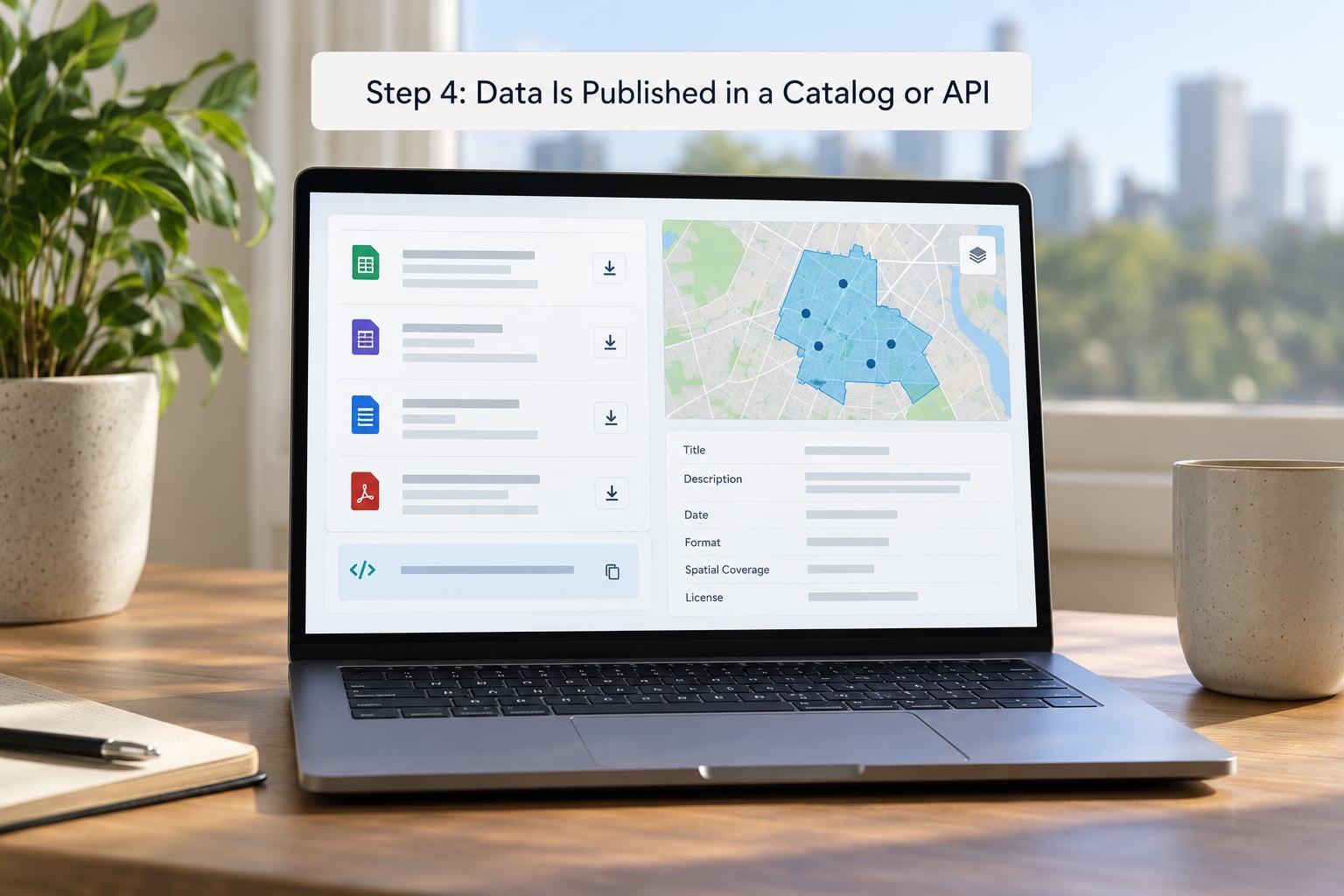 Step 4: Data Is Published in a Catalog or API