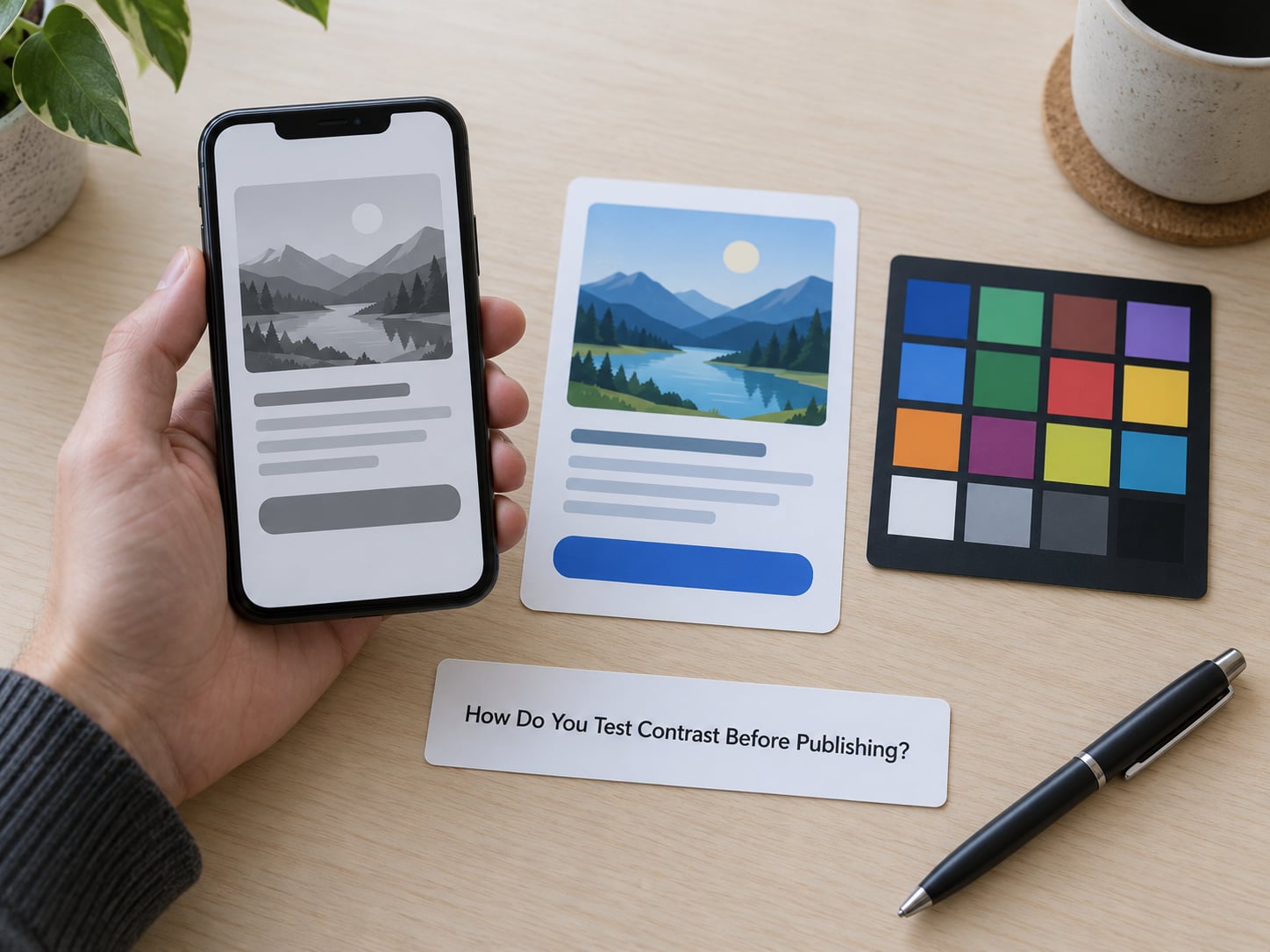 How Do You Test Contrast Before Publishing?