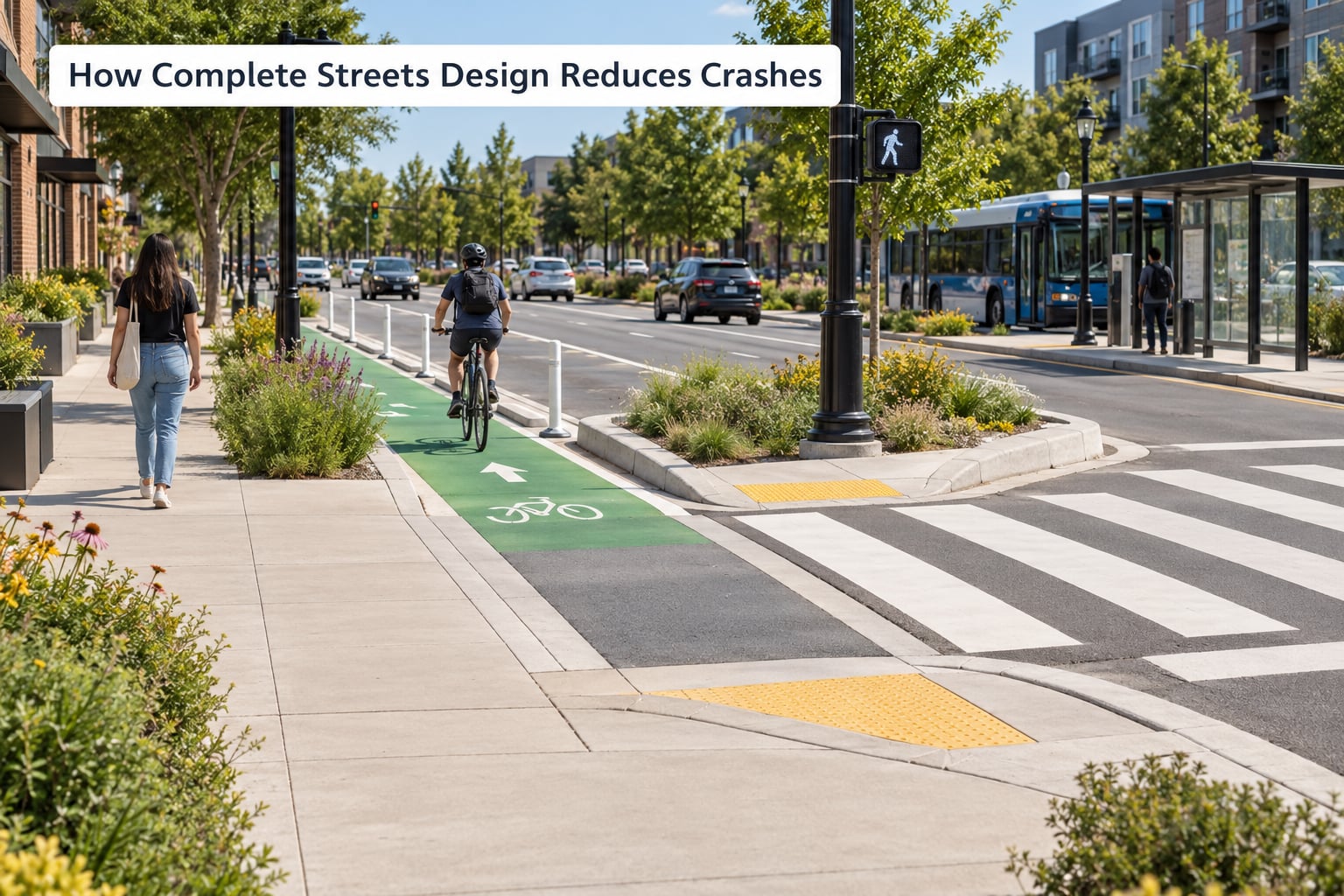 How Complete Streets Design Reduces Crashes