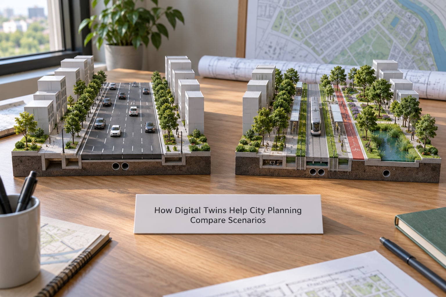 How Digital Twins Help City Planning Compare Scenarios