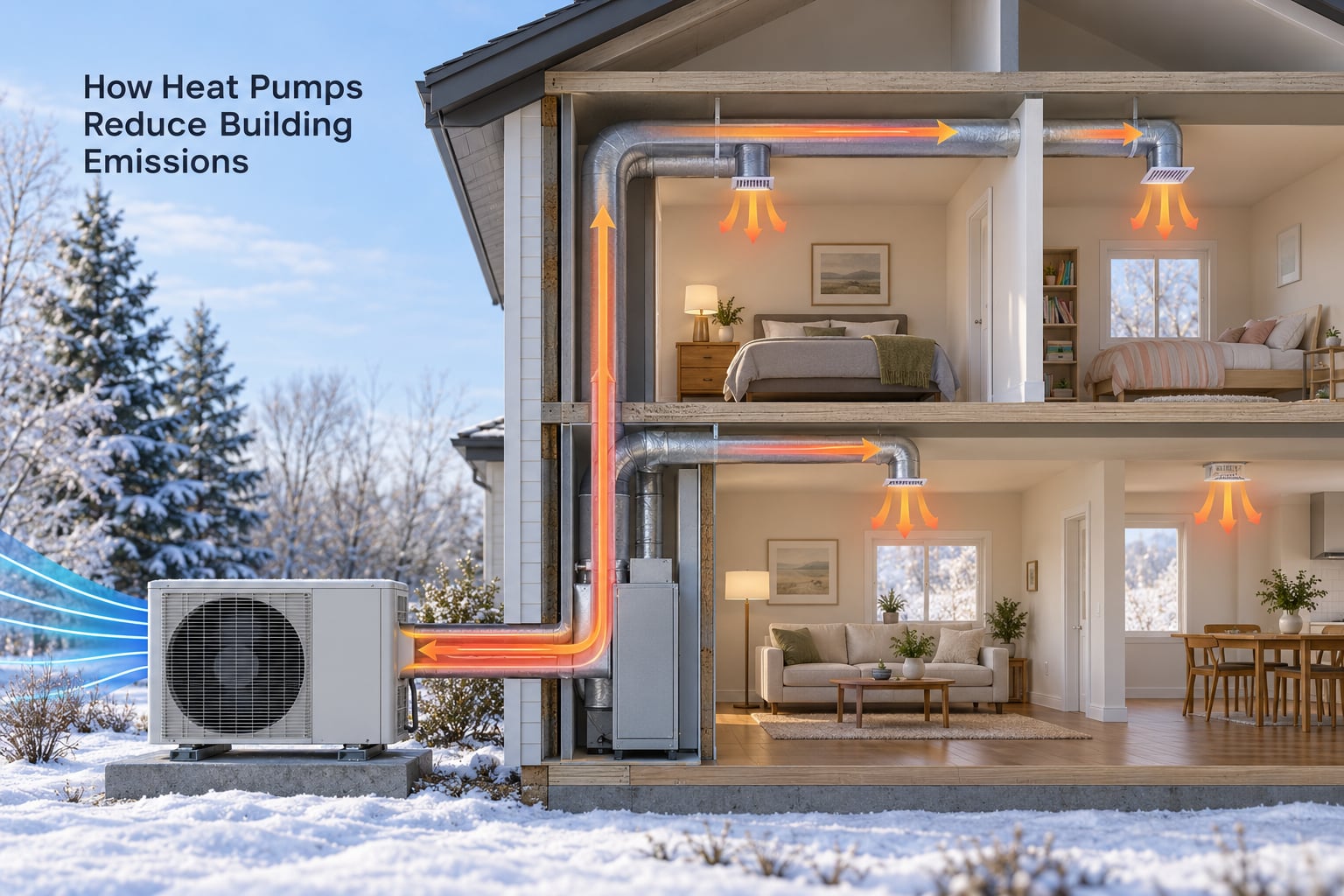 How Heat Pumps Reduce Building Emissions