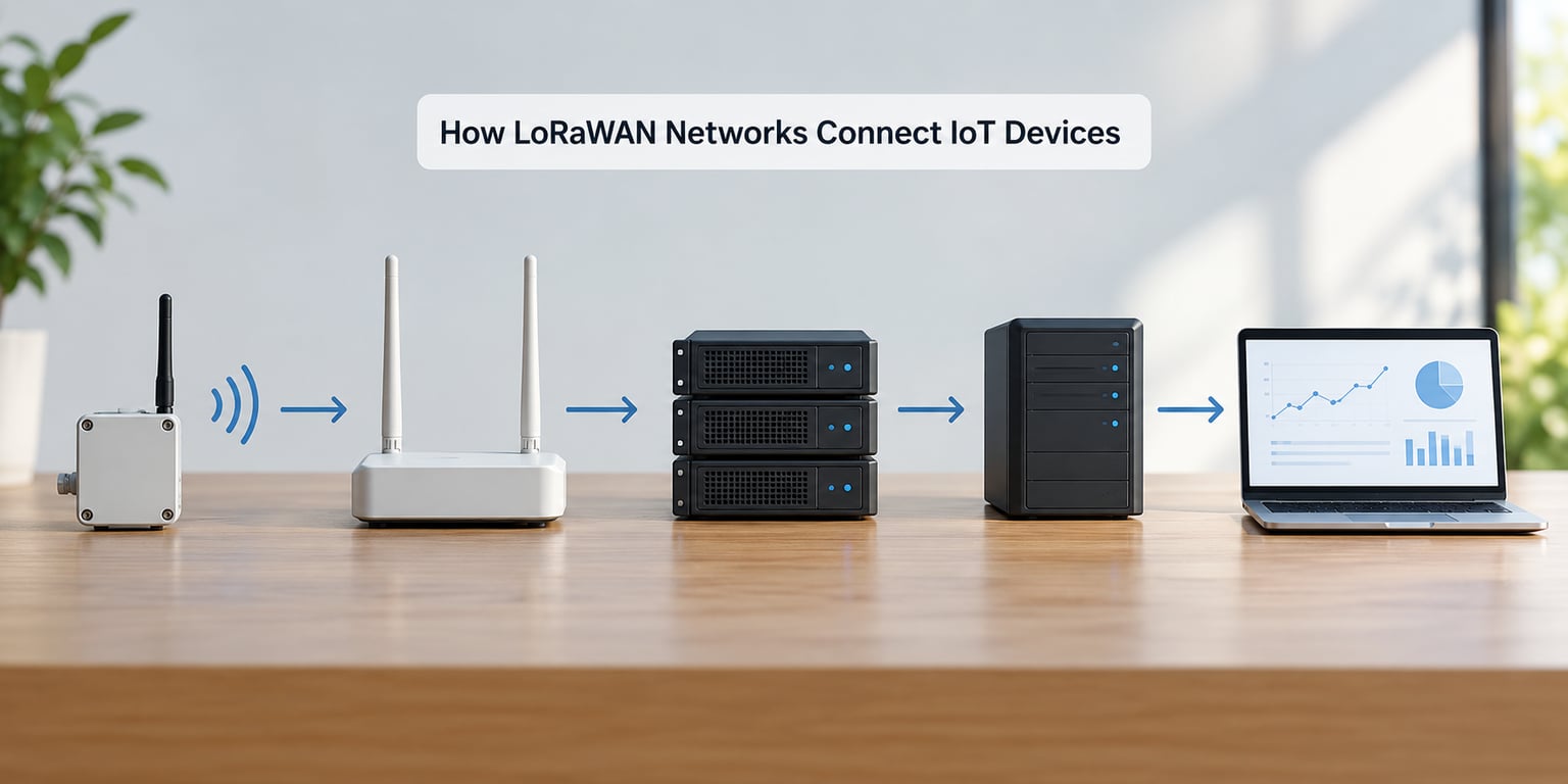 How LoRaWAN Networks Connect IoT Devices