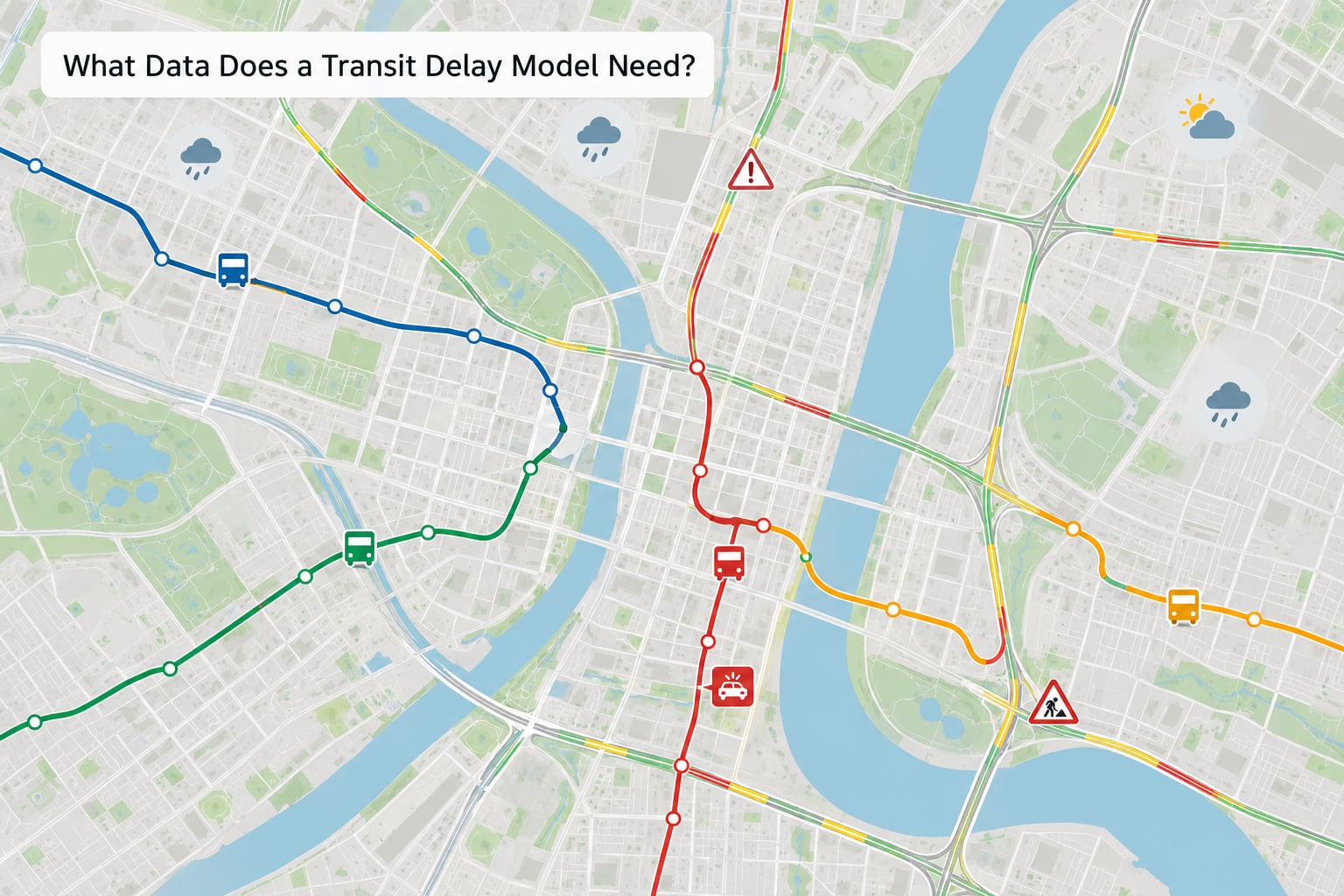 What Data Does a Transit Delay Model Need?