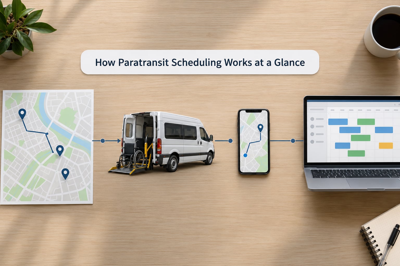 How Paratransit Scheduling Works at a Glance