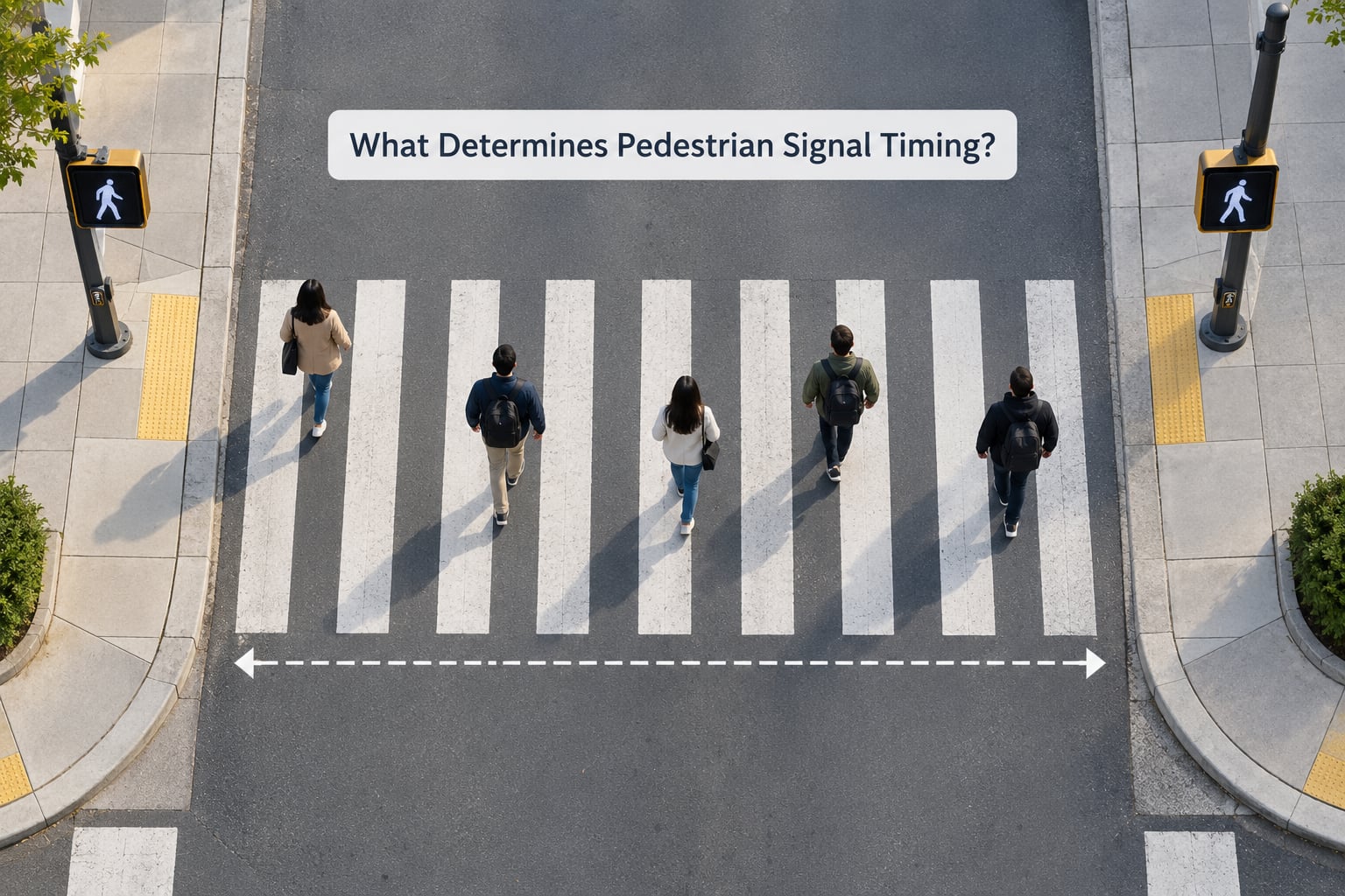 What Determines Pedestrian Signal Timing?