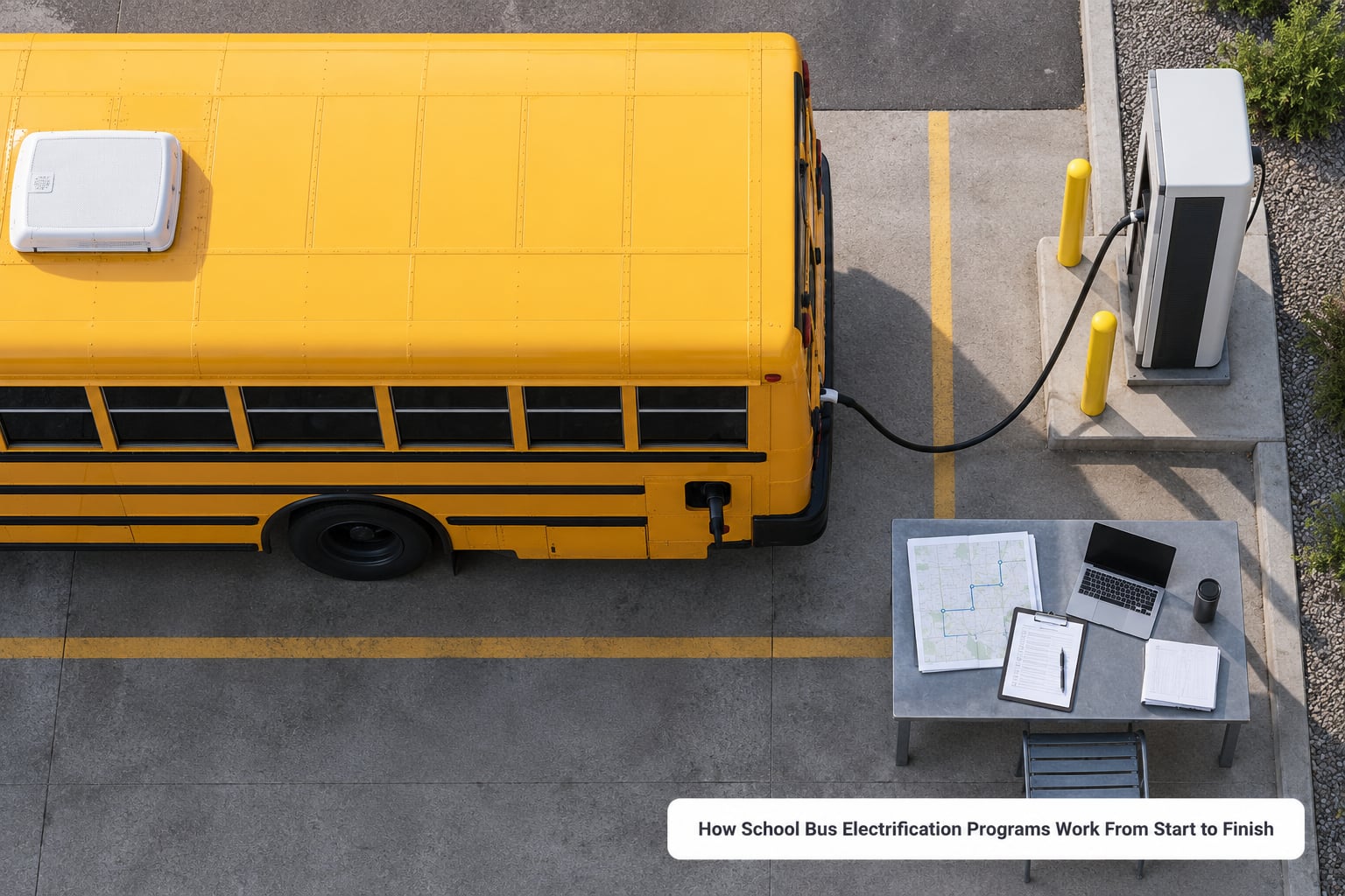 How School Bus Electrification Programs Work From Start to Finish