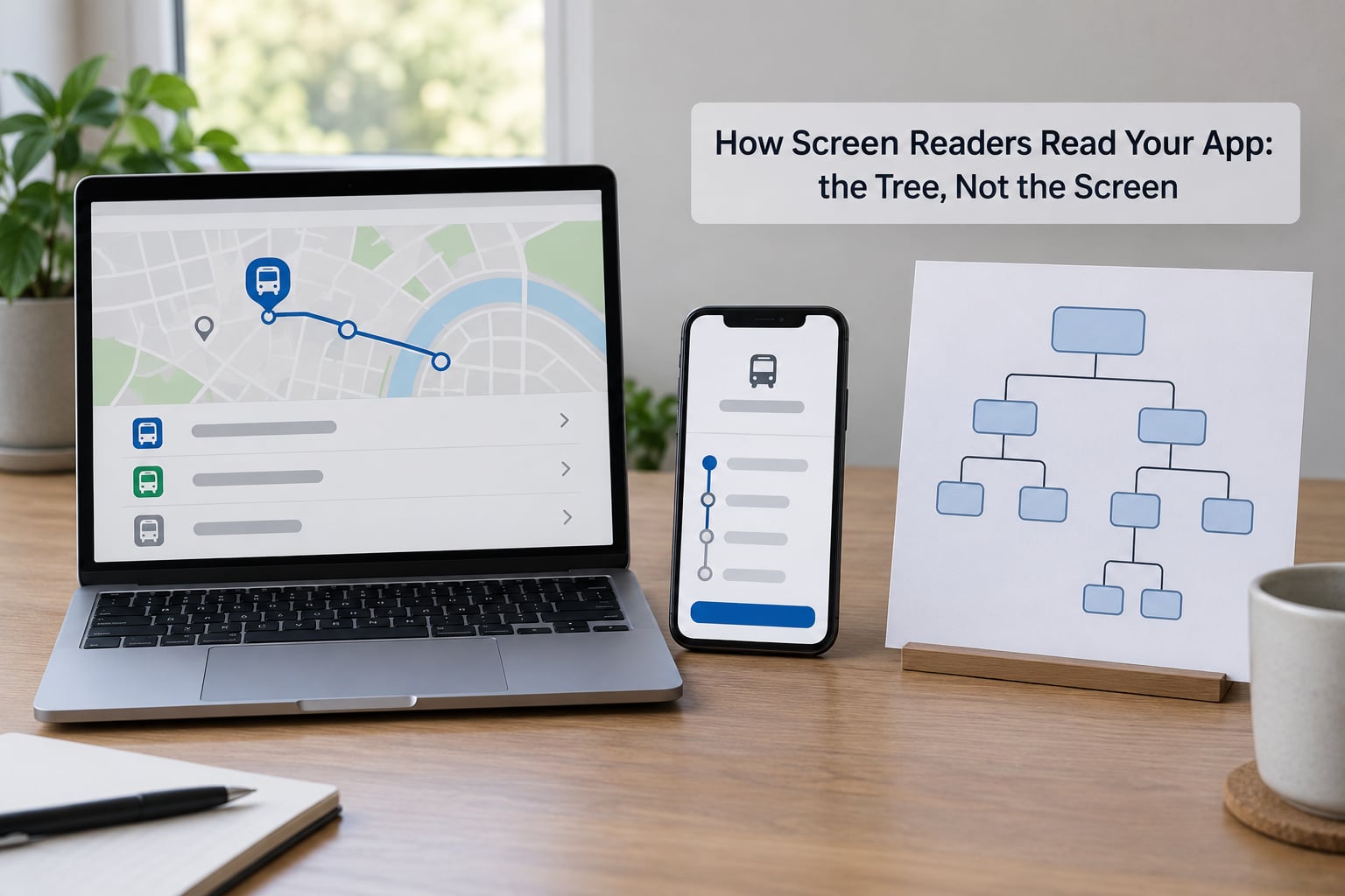 How Screen Readers Read Your App: the Tree, Not the Screen