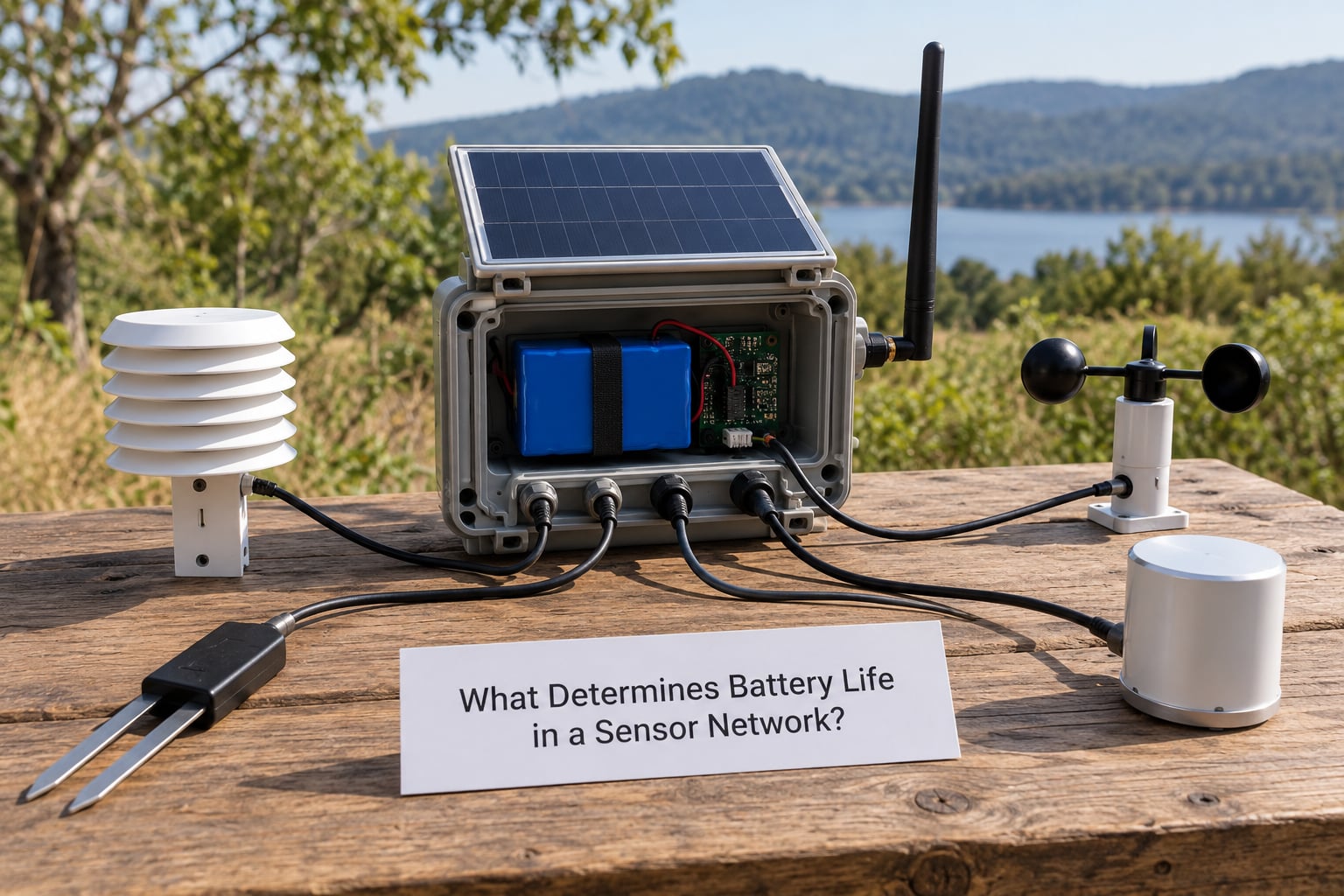 What Determines Battery Life in a Sensor Network?