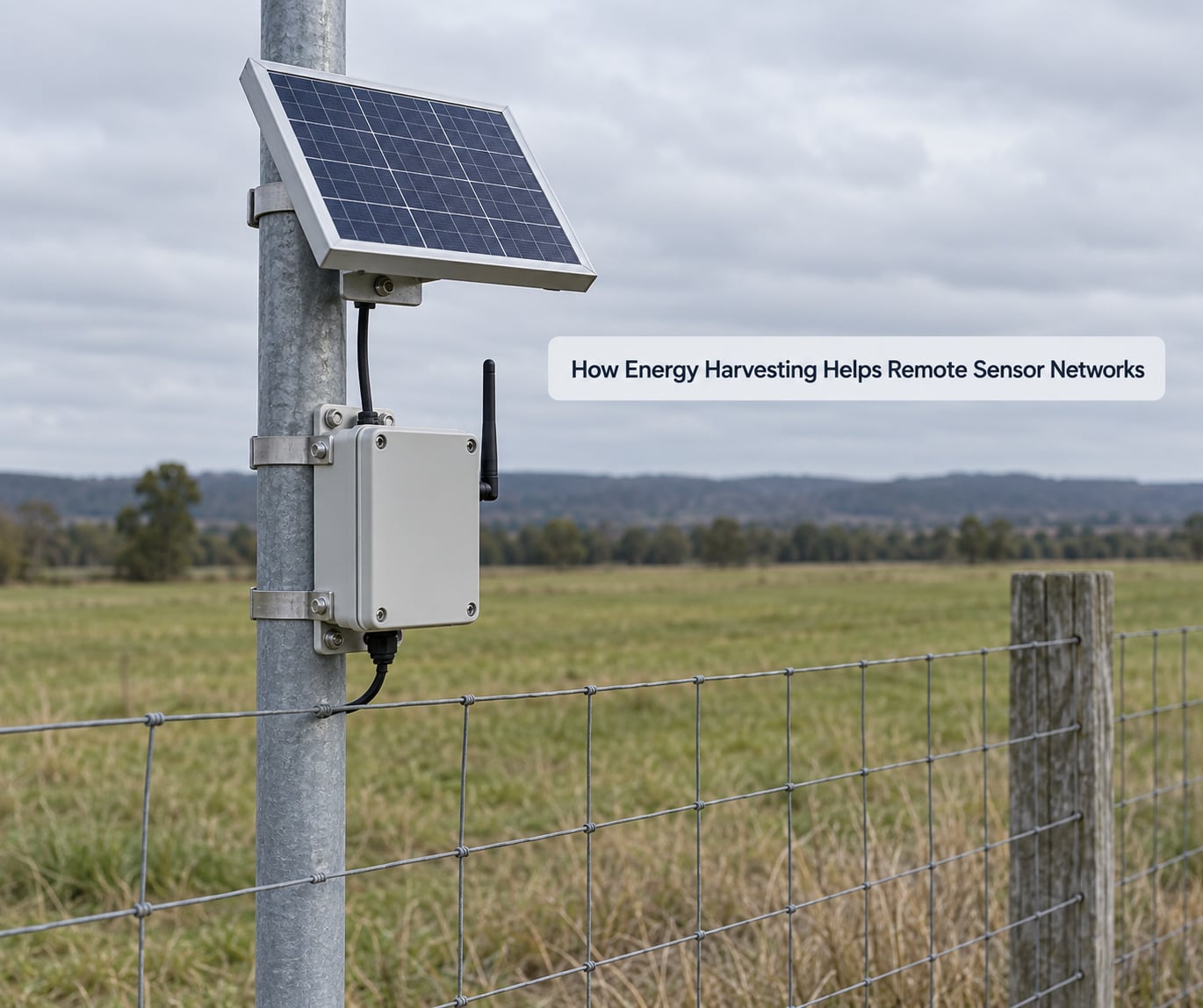 How Energy Harvesting Helps Remote Sensor Networks