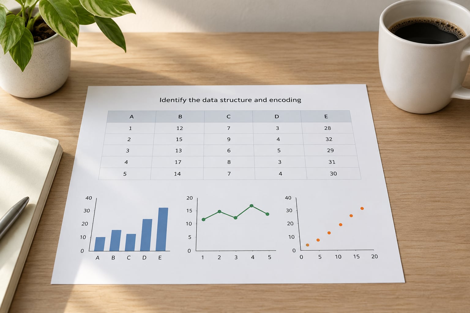 Identify the data structure and encoding