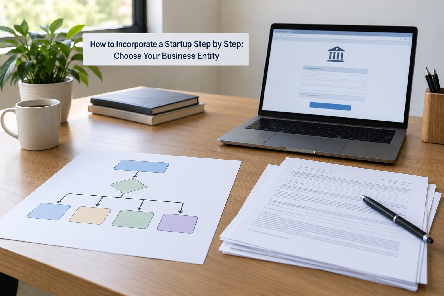 How to Incorporate a Startup Step by Step: Choose Your Business Entity