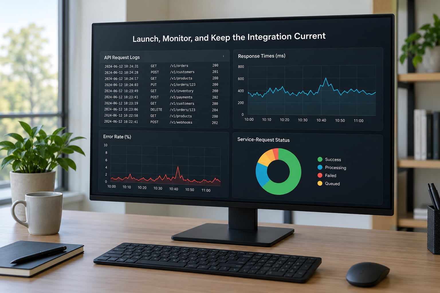 Launch, Monitor, and Keep the Integration Current