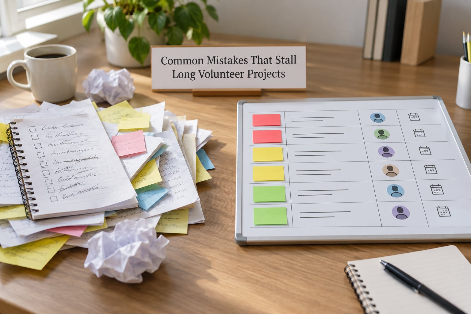 Common Mistakes That Stall Long Volunteer Projects