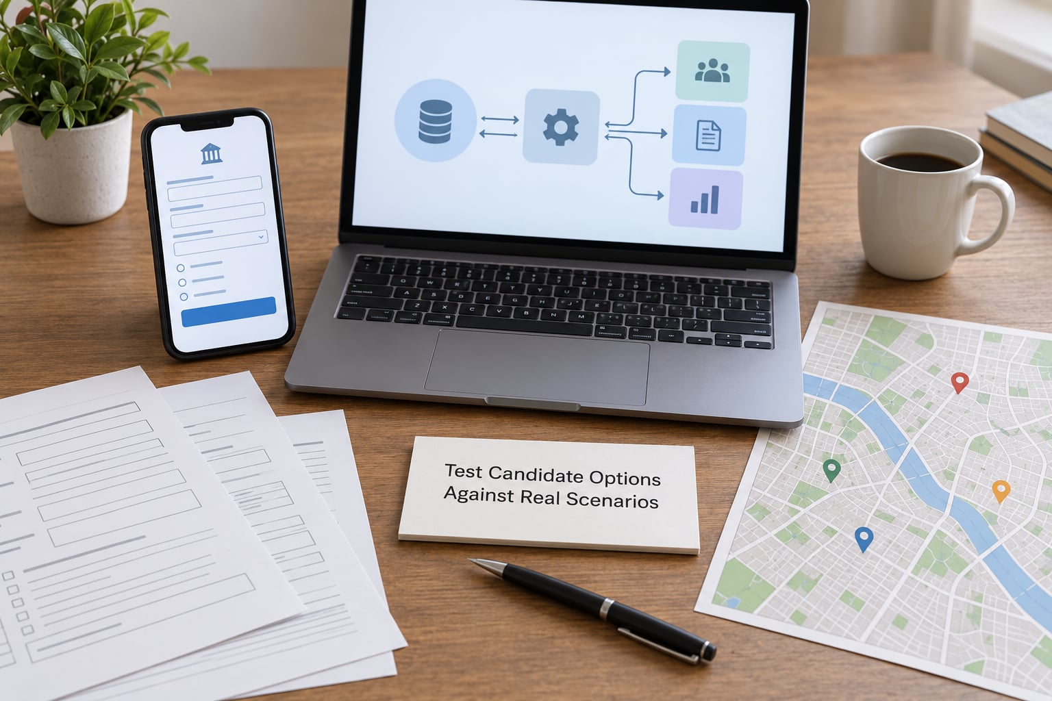 Test Candidate Options Against Real Scenarios