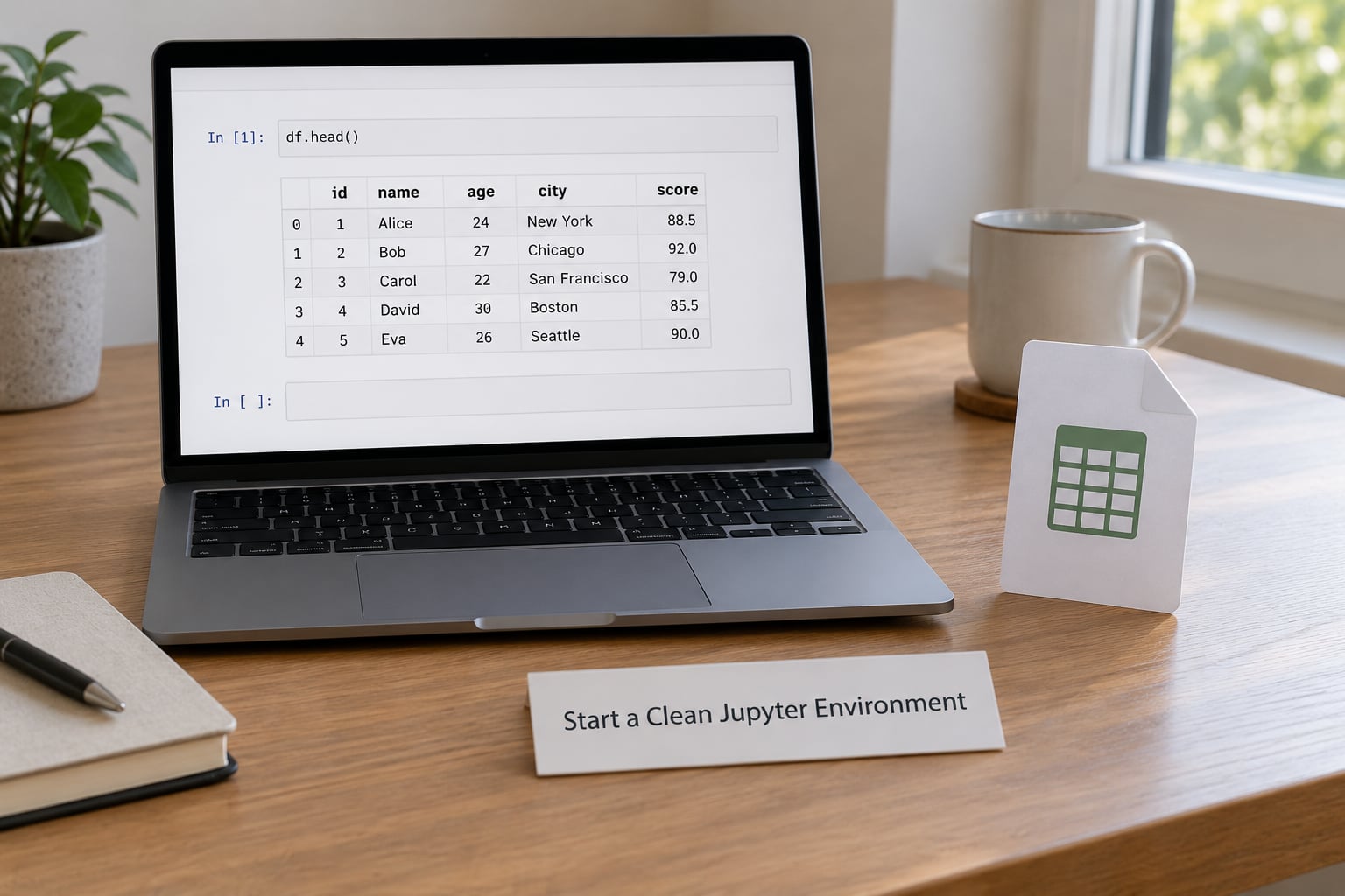 Start a Clean Jupyter Environment