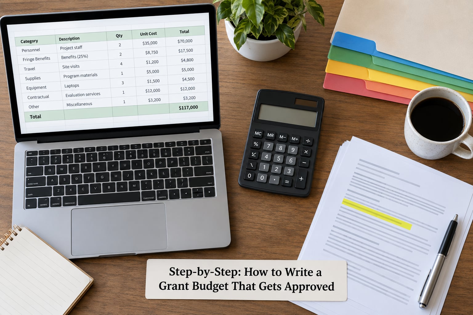 Step-by-Step: How to Write a Grant Budget That Gets Approved