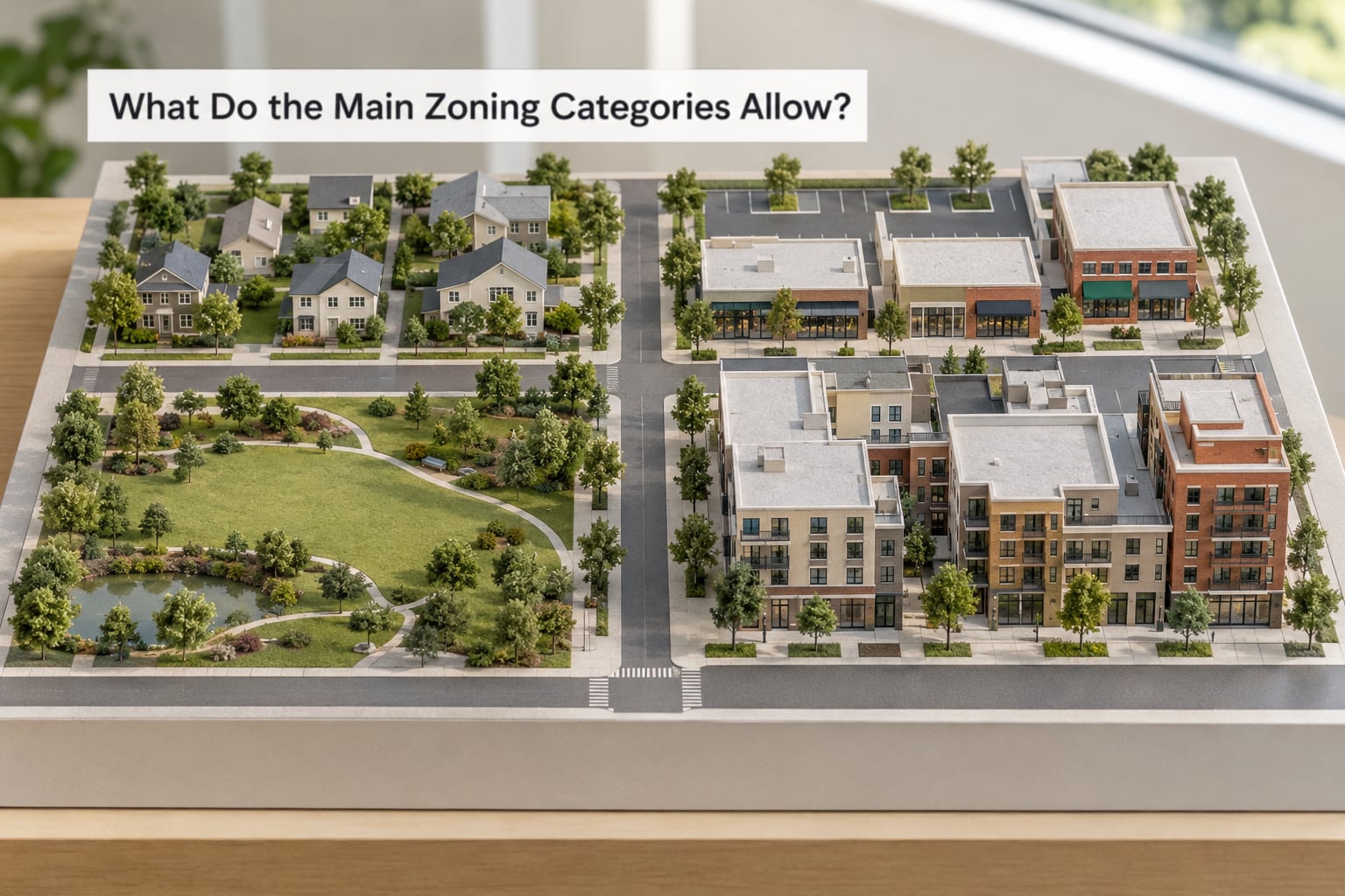 What Do the Main Zoning Categories Allow?