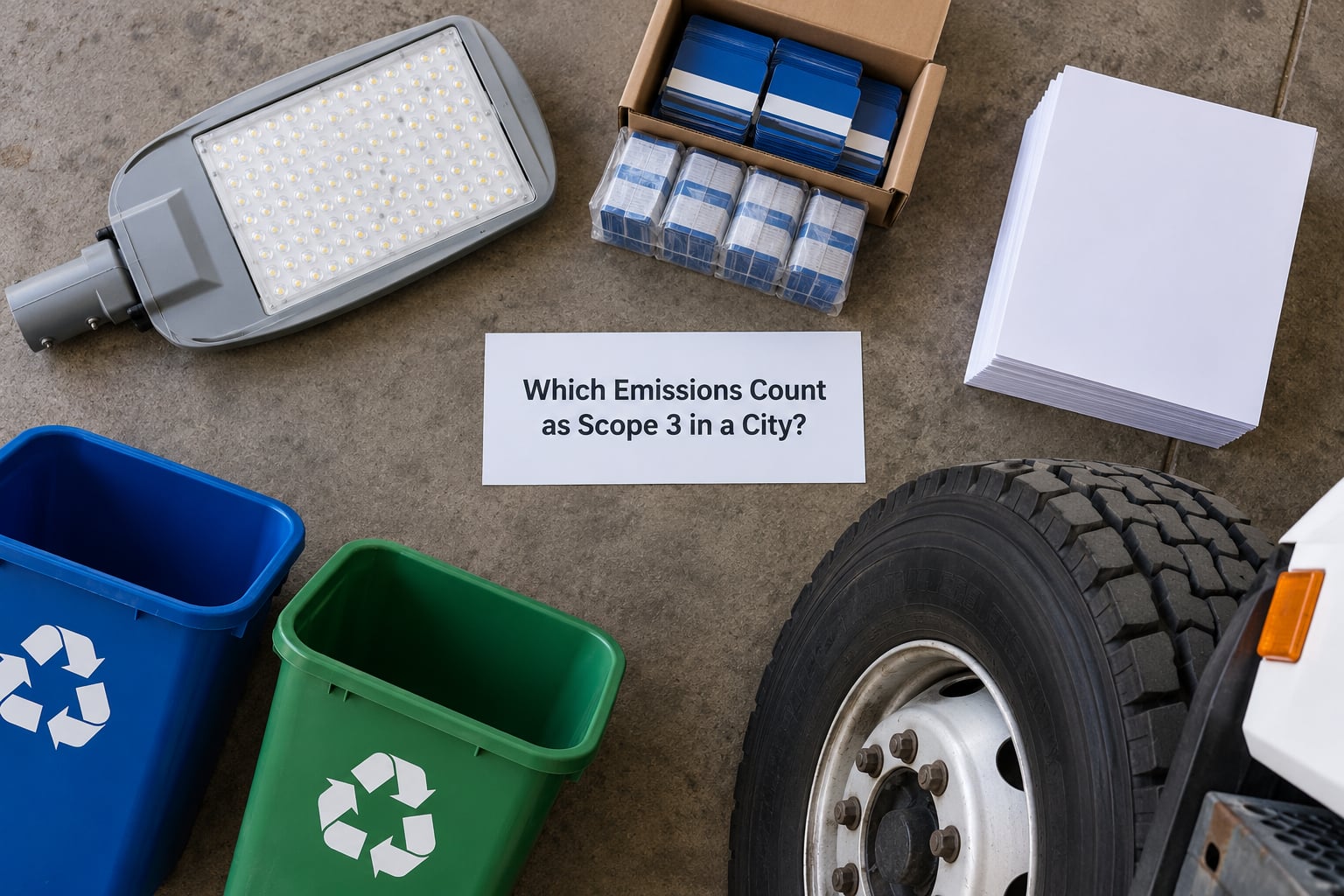 Which Emissions Count as Scope 3 in a City?