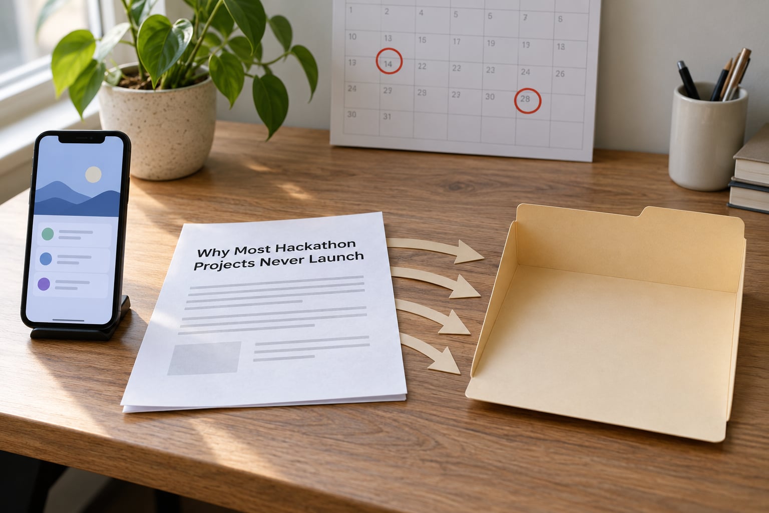 Why Most Hackathon Projects Never Launch